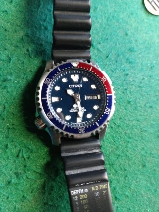 Reloj Citizen Aqualand Promaster Pepsi Automático.