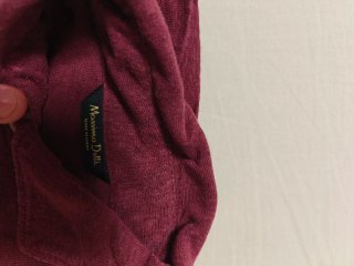 Polo Massimo Dutti Burdeos Talla M