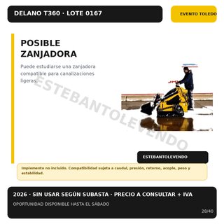 NUEVA DELANO T360 Minicargadora Orugas 2026