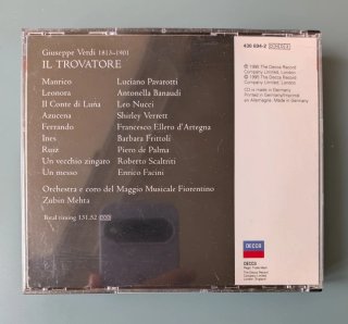 Verdi  Il Trovatore Pavarotti Mehta