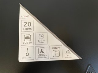 Mini Horno KOENIC 4341