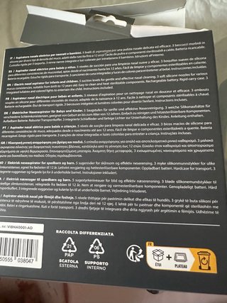 Aspiratore nasale elettrico Nuvita 2150