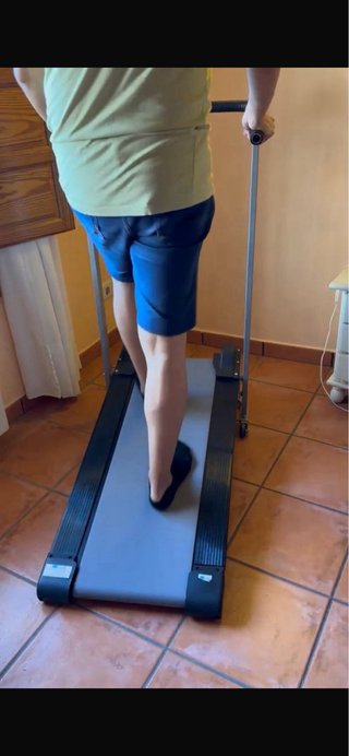 Cinta de correr plegable