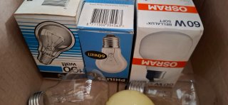 13 Lampadine Vetro Imperia, Osram, Philips