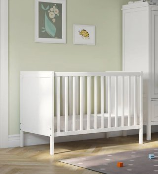 Cuna de bebé IKEA blanca