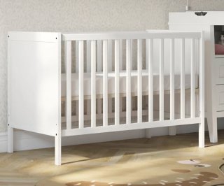 Cuna de bebé IKEA blanca