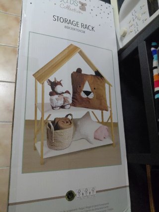 Estantería infantil casita madera
