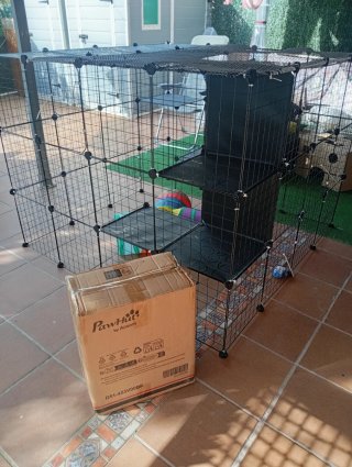 Jaula grande para gatos modular