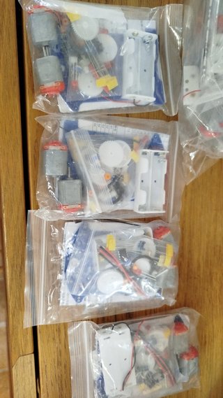 4 Kit soldadura robot siguelíneas D2-5