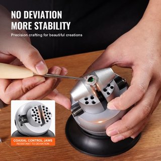 Morsa de Bola, Herramienta de Configuración de Grabado de 7.6 cm, Morsa de Bloque de Grabado con Rotación de 360°, 30 PCS de Herramientas de Bloque de Grabado de Joyería, Bloque Estándar para Incr...