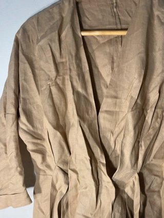 Cardigan Zara Lino Beige Talla Única