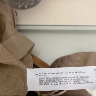 Cardigan Zara Lino Beige Talla Única