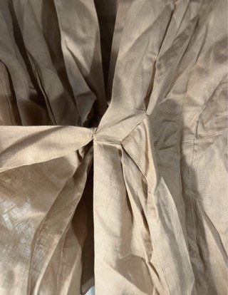 Cardigan Zara Lino Beige Talla Única