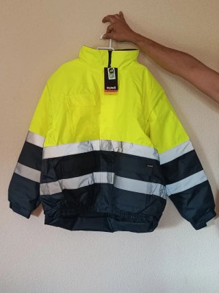 Chaqueta Worko impermeable alta visibilidad
