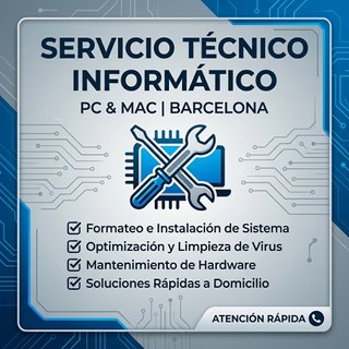 Servicio Tecnico PC Portatil Limpieza y Formateo