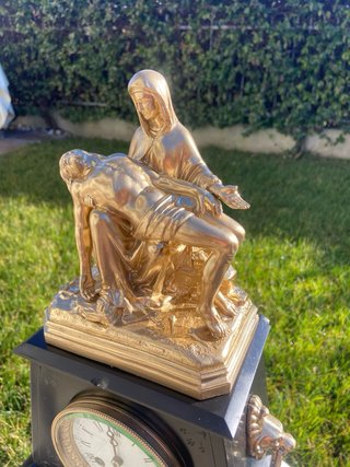 Orologio da Tavolo La Pietà Bronzo