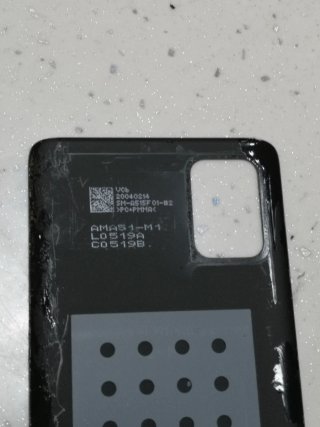 Tapa Trasera Samsung Galaxy A51 Negra