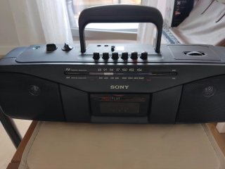 Radiocasete Sony CFS-204 Negro