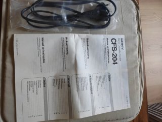 Radiocasete Sony CFS-204 Negro