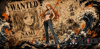 Playmat One Piece TCG Nami Wanted