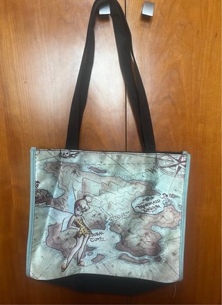 Bolso Tote Bag Disney Campanilla Mapa