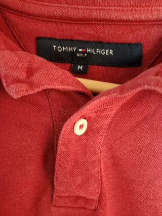 Camiseta Polo Tommy Hilfiger Burdeos Talla M.