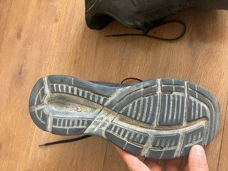 Zapatillas ASICS Piel Negras Talla 44 ½
