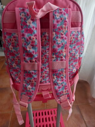 Mochila Enso Rosa y Plateada