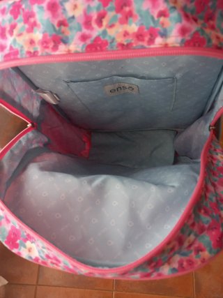 Mochila Enso Rosa y Plateada