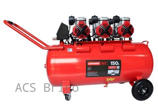 Compresor de Aire Silencioso con LCD 150L - 6 Hp - 09394 - Mader