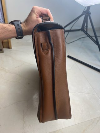 Maletín Piquadro Cuero Marrón