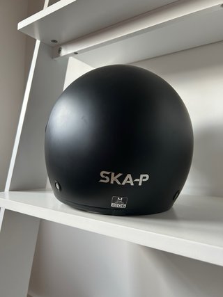 Casco Moto Jet Negro SKA-P