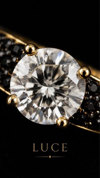 Anello placcato oro con zirconia cubica