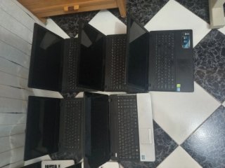 Lotto 7 computer portatili (nero/argento)