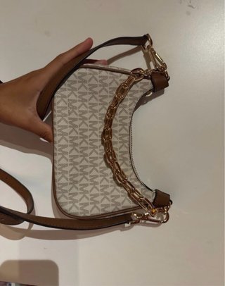 Borsa Michael Kors Beige Monogram