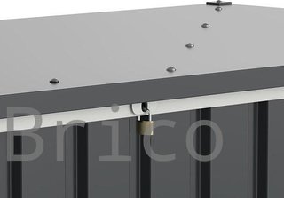 Baúl Arcón Metálico 585 L - 71x133x72 cm - Duramax