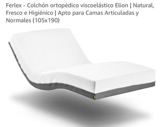 Cama Articulada 105x190 + Colchón Viscoelástico