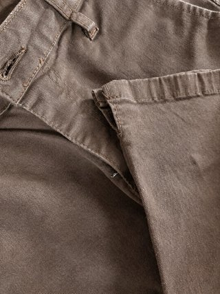 Pantaloni Marroni Made in Italy Taglia XS
