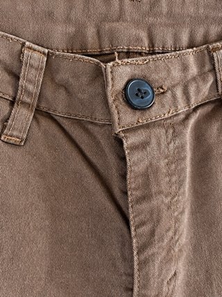 Pantaloni Marroni Made in Italy Taglia XS