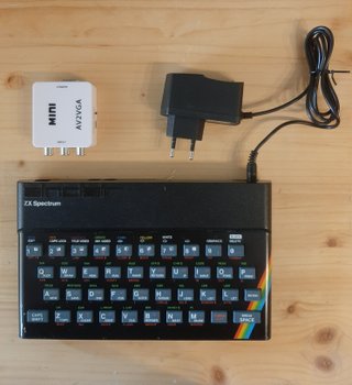 Ordenador Sinclair ZX Spectrum 48K.