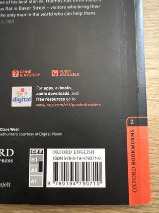 Oxford Bookworms Library: Stage 2: Sherlock Hol...