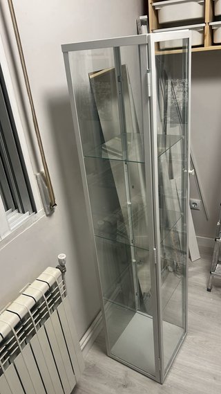 Vetrina IKEA BLÅLIDEN bianca 35x32x151 cm