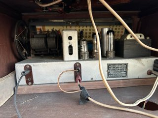 Radio Tocadiscos Antigua Madera