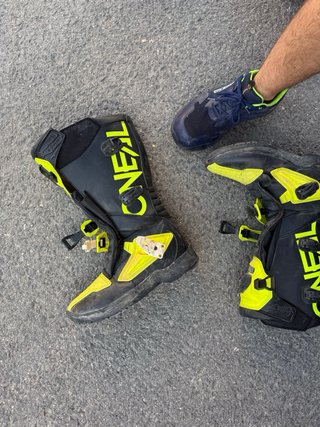 Botas Motocross O'Neal Negras y Amarillas