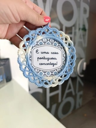 Portugal Decoração e Íman Crochê