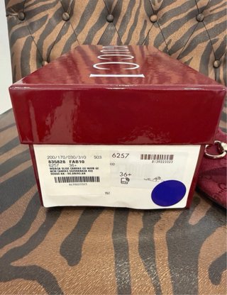 Sandalias Gucci Horsebit Burdeos
