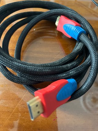 Cable HDMI Negro con conectores