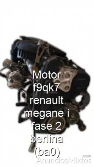 Motor f9qk7 renault megane i fase 2 berlina (ba0)