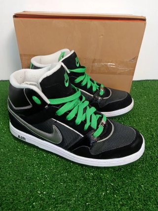 Zapatillas Nike Air Negras y Verdes Talla 43