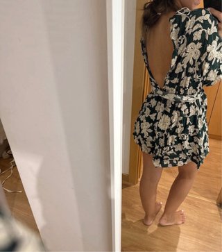 Mono corto Zara estampado floral